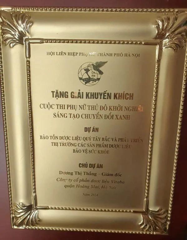 Giải thưởng Phụ nữ Thủ đô Khởi nghiệp sáng tạo chuyển đổi xanh